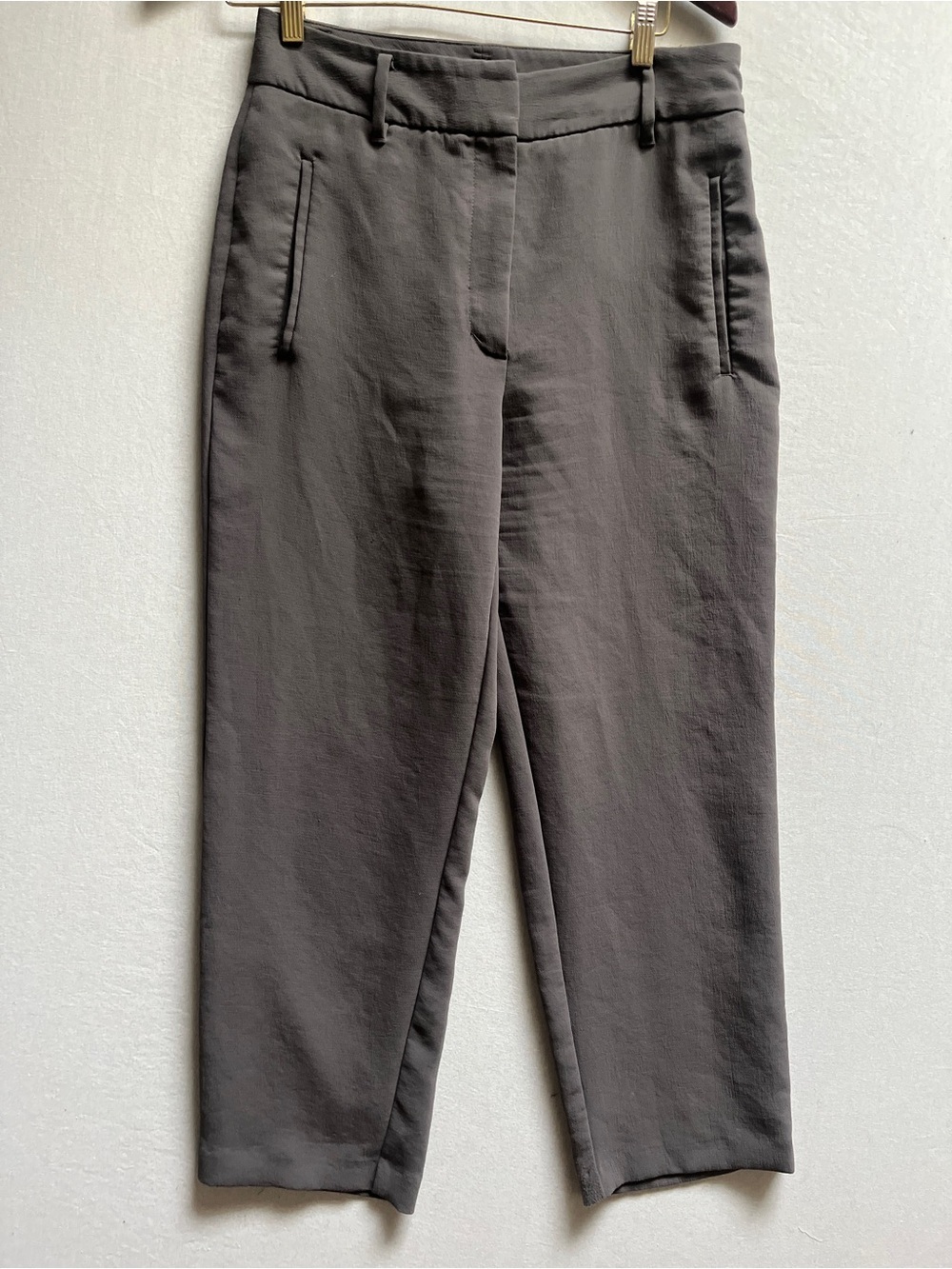 Aritzia Wilfred High-Waisted Cropped Trousers Size 10